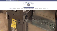 Desktop Screenshot of childresshvac.com